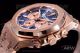 Swiss Audemars Piguet Royal Oak Chronograph 41mm Blue Dial Pink Gold Replica Watches  (4)_th.jpg